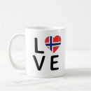 Buscar bandera noruega tazas Marcar