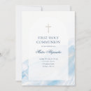 Buscar primera comunión moderna invitaciones Chico