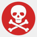 Buscar cráneo y bandera pirata pegatinas Veneno