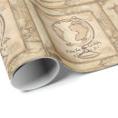 Buscar geografía papel de regalo Tierra