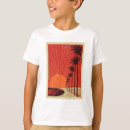 Buscar palmeras camisetas Puesta del sol