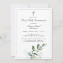 Buscar primera comunión moderna invitaciones Elegante