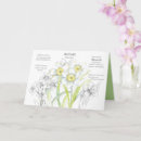 Buscar mes del nacimiento tarjetas Daffodils