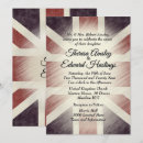 Buscar bandera británica invitaciones Gran bretaña