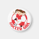 Buscar balones de fútbol imanes Rojo