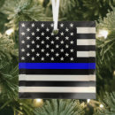 Buscar policía adornos estadounidense banderines