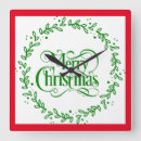 Buscar merry christmas relojes de pared Vacaciones