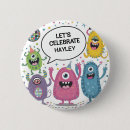 Buscar monstruo chapas Adorable