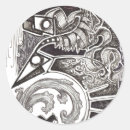 Buscar serpiente negra pegatinas Abstracto