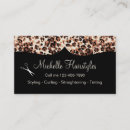 Buscar modelo del leopardo tarjetas de visita Moda