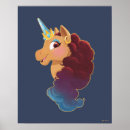 Buscar divino posters Afro unicorn