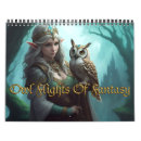 Buscar búho calendarios Fantasía