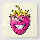 Buscar rosa la fresa de relojes de pared Ilustracion