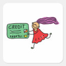 Buscar crédito pegatinas Tarjeta de crédito
