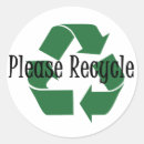 Buscar recicla pegatinas Reduzca