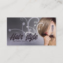 Buscar corte pelo de tarjetas de visita Belleza