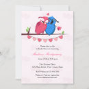 Buscar búhos en una rama invitaciones Azul