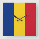 Buscar cuadrado rojo relojes de pared Nacional
