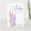 Buscar larkspur Julio