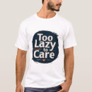 Buscar perezoso camisetas Texto