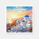 Buscar santorini grecia servilletas Paisaje urbano