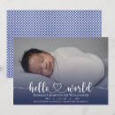Buscar lunares azules y blancos invitaciones General y unisex