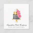 Buscar cake tarjetas de visita Floral