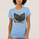 Buscar gato de ojos azules camisetas Para ella
