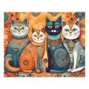 Buscar gato psicodélico posters Gatos