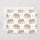 Buscar elefante asiático postales Floral