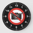 Buscar cámara relojes de pared Rojo