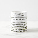 Buscar zombis tazas Café