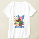 Buscar amantes de la lectura camisetas Para ella
