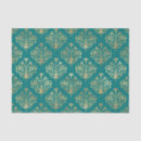 Buscar damasco verde papel de seda Vintage