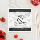 Buscar el 75 o aniversario boda servilletas Elegante