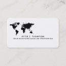 Buscar comercio internacional tarjetas de visita Global