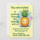 Buscar pineapple invitaciones Amarillo