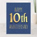 Buscar diez años tarjetas de aniversario 10 º aniversario