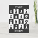 Buscar del ajedrez de tarjetas de cumpleaños Deporte
