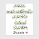 Buscar nunca pegatinas Escuela