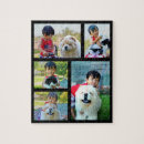 Buscar del collage de la foto puzzles Imagen