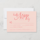 Buscar coral tarjetas rsvp Elegante
