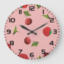 Buscar cereza roja relojes de pared Para todos