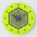 Buscar flor del loto relojes de pared Símbolo