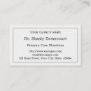 Buscar medicinas tarjetas de visita Médico