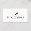 Buscar chili tarjetas de visita Pimiento picante