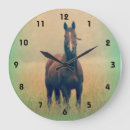 Buscar sangre relojes de pared Caballo