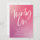 Buscar rosa y púrpura invitaciones Bonito