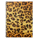 Buscar diseño del leopardo cuadernos Piel