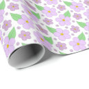 Buscar flores la lila de papel de regalo Margarita